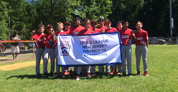 2018 Little League NJ District 12 Champions